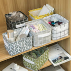 Patterned Canvas Storage Basket – product image 4