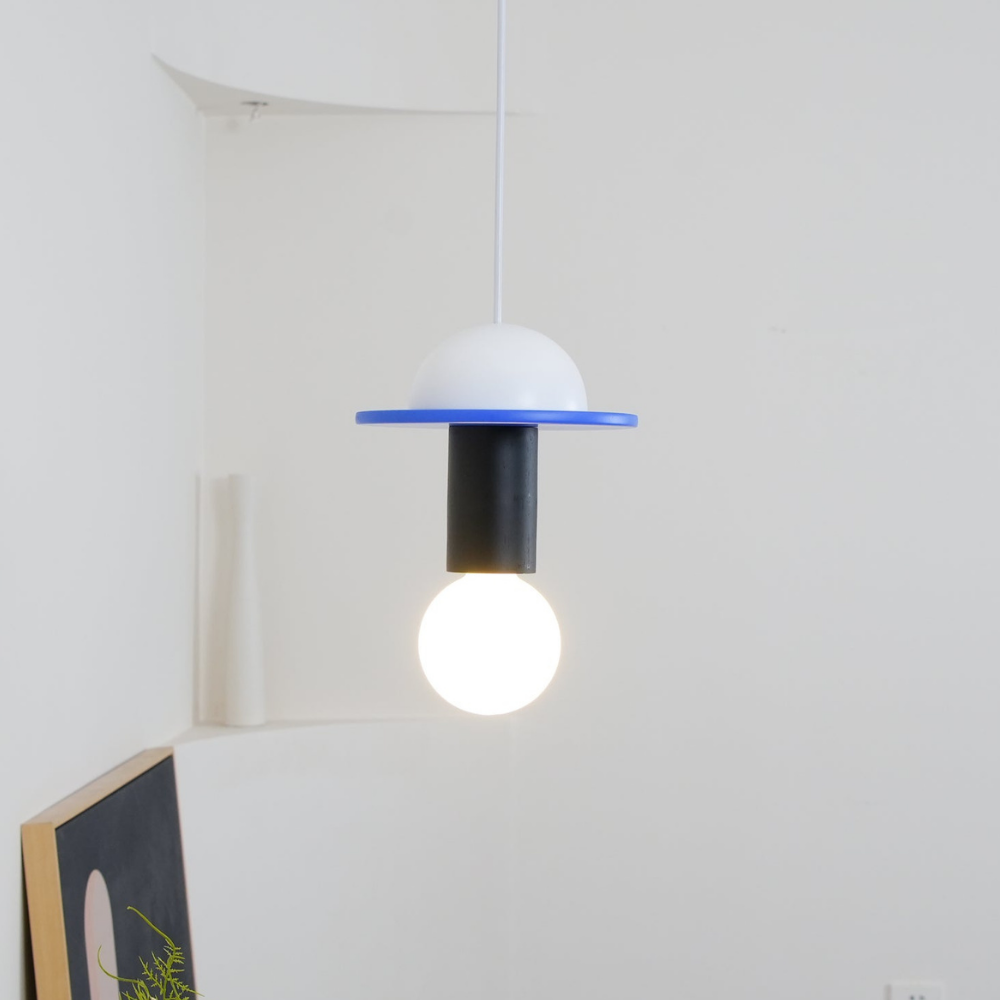 Geometric Wood Pendant Light, Sculptural Nordic Design - view 38