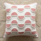 Tufted Geometric and Heart Cushion Cover – image 3