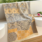 Patterned Cotton Bath Towel – image 5