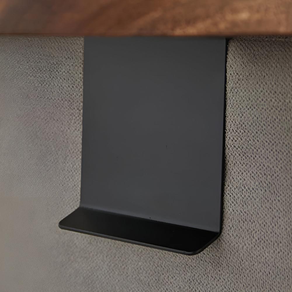 Adjustable Wood-Effect Sofa Armrest Tray – image 3
