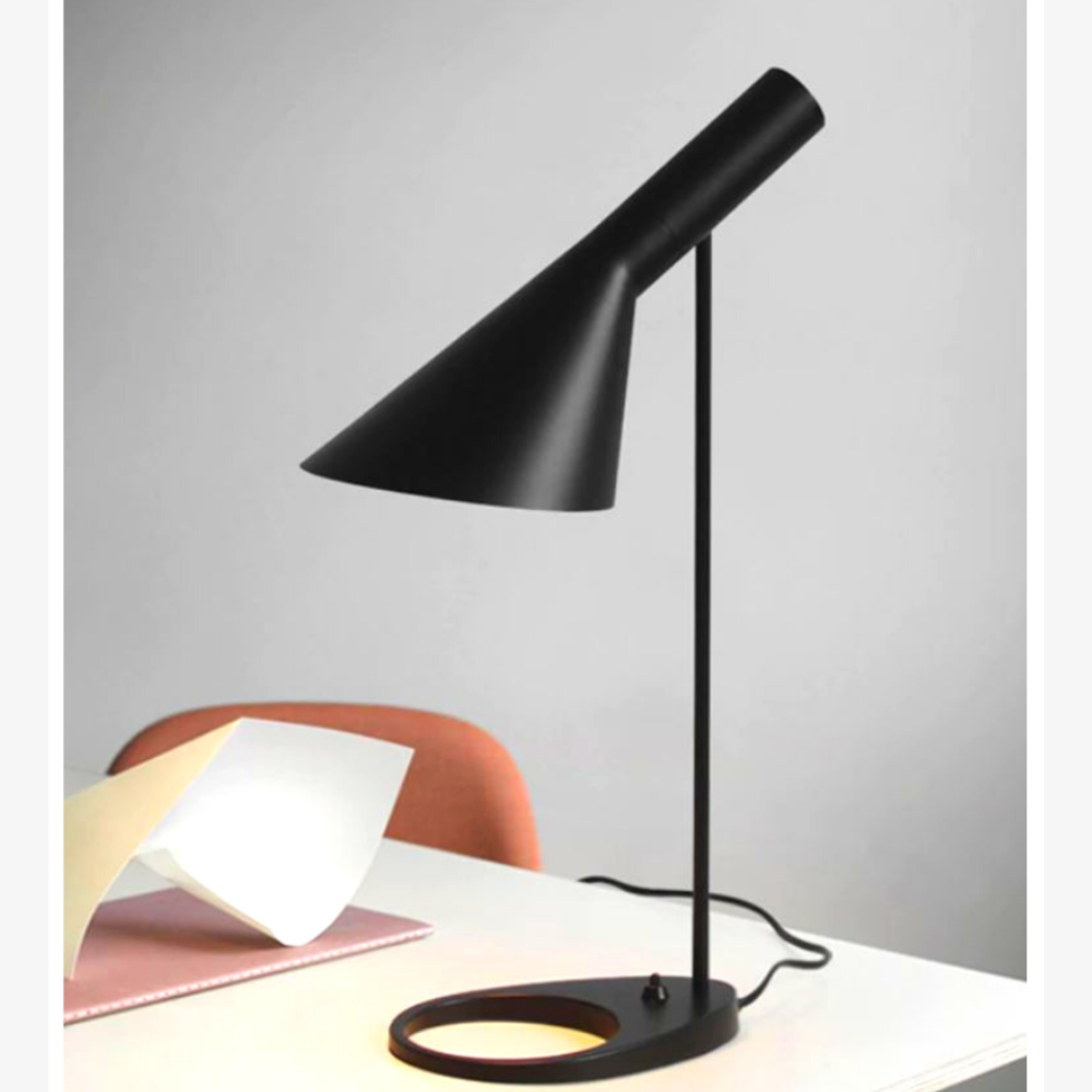 Adjustable Metal Desk Lamp with Tilting Shade, UK Plug - view 8
