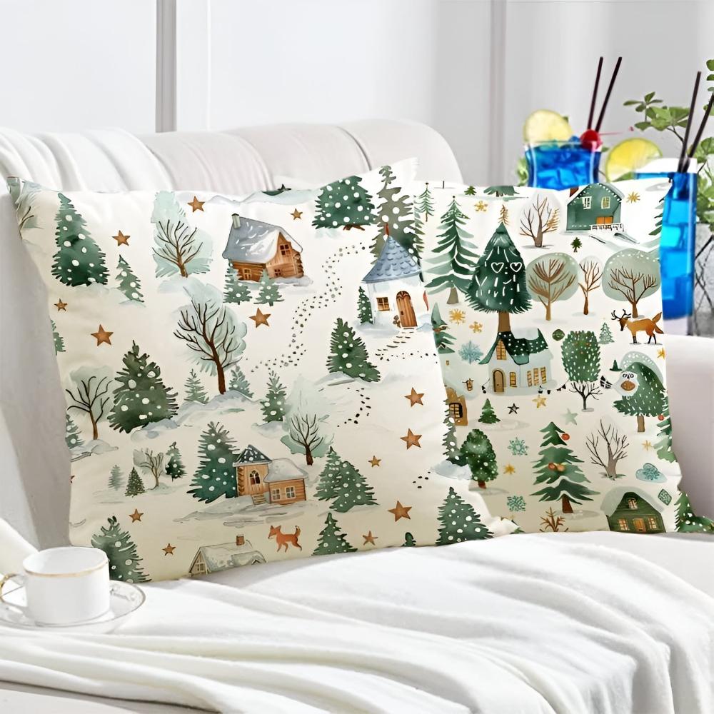 Winter Woodland Christmas Cushion Cover – image 2