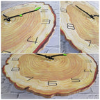 Wood Grain Annual Rings Wall Clock, 30 cm