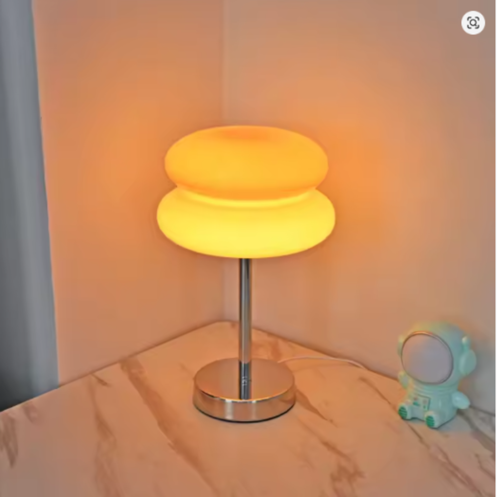 Macaron Glass Table Lamp with Knob Switch, UK Plug - view 3