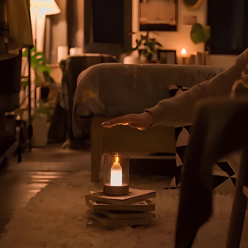 Rechargeable LED Candle Lamp with Gesture Control - view 6