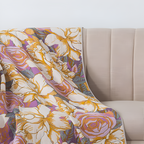 Rose Pattern Cotton Gauze Bath Towel – image 2