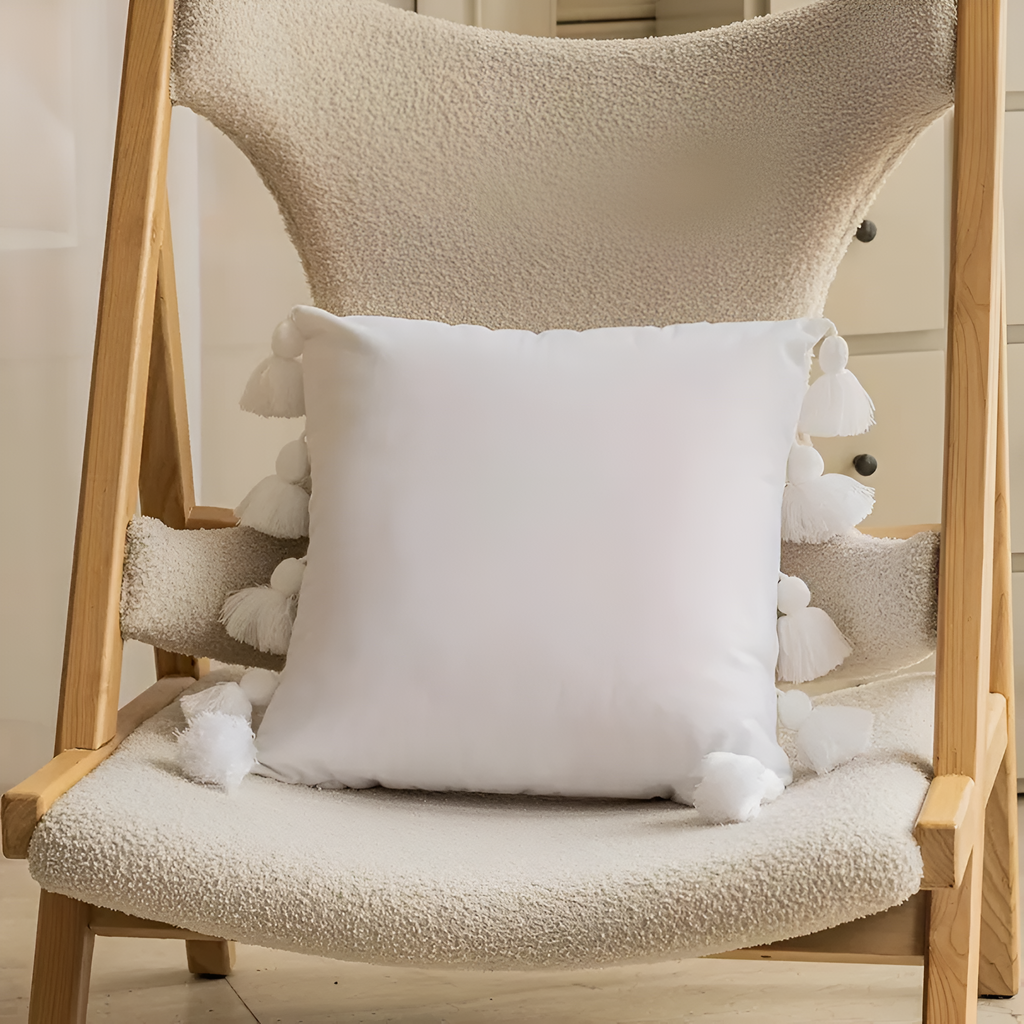 Velvet Tassel Cushion Cover – image 2