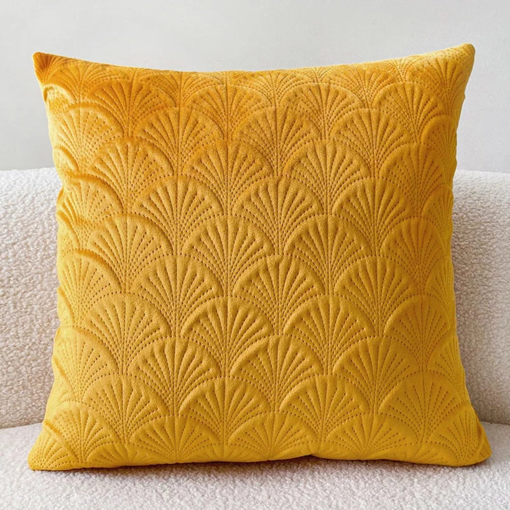 Scallop Pattern Velvet Cushion Cover – image 7