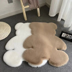 Bear-Shaped Microfibre Rug – image 5