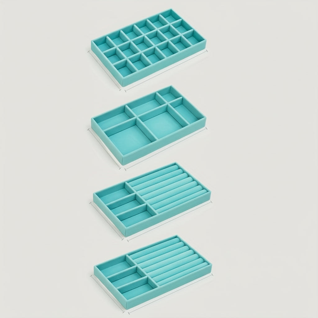Jewelry Organiser Tray Drawer Storage Insert
