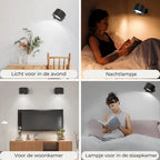Rotating USB Rechargeable Magnetic Wall Light