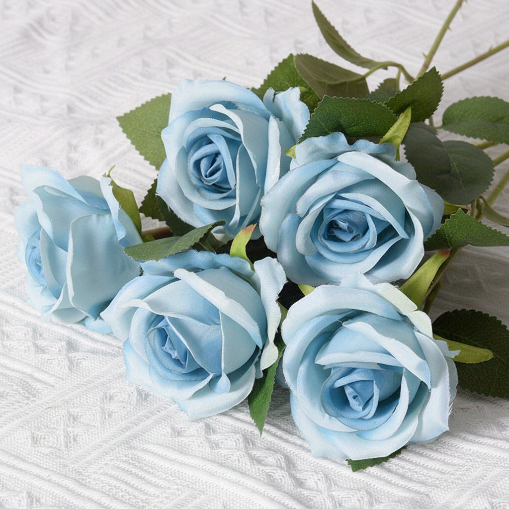 Artificial Rose Bouquet, Decorative Vase Flowers — product view 1