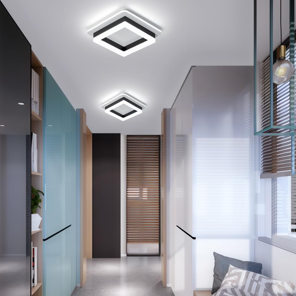 Bezel LED Flush Ceiling Light, Low-Profile Design - view 5