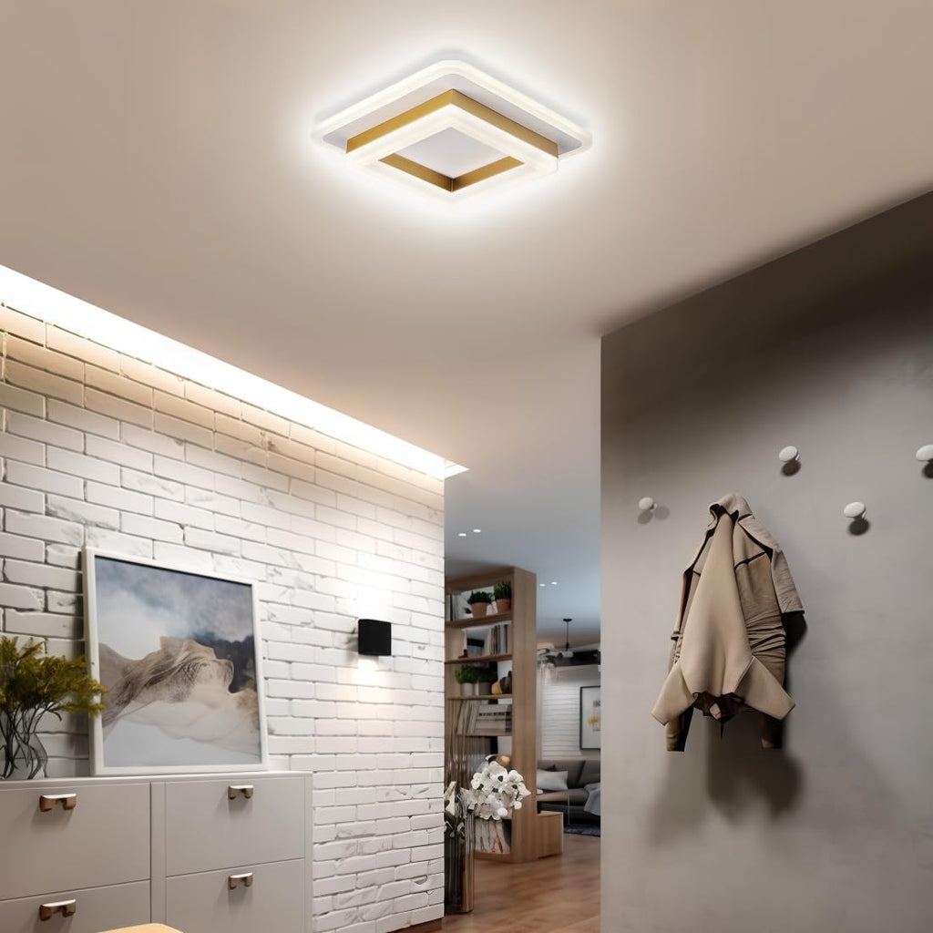 Bezel LED Flush Ceiling Light, Low-Profile Design - view 7