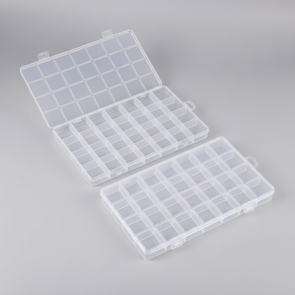 Storage Box Plastic Organiser Case Compartments