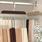 Wooden Eight-Hook Rotating Accessory Hanger – image 6