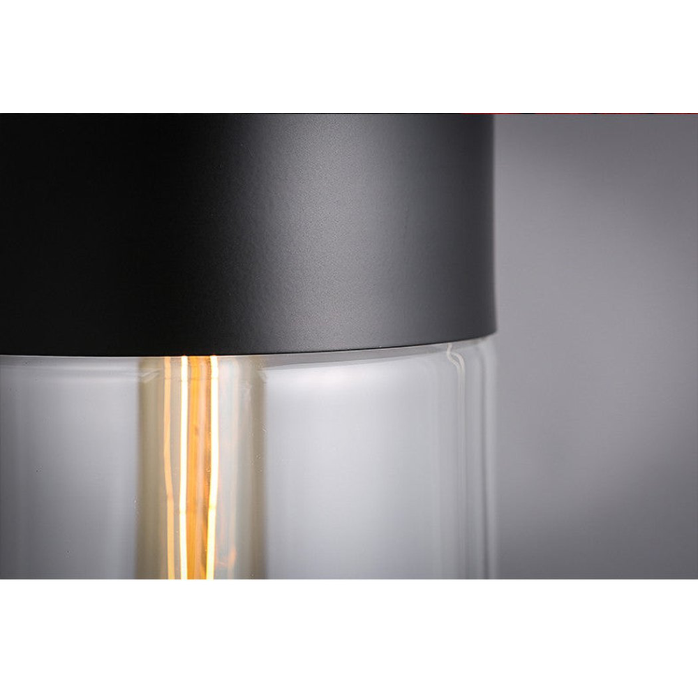 Geometric Glass Pendant Light, Clear or Smoky Finish - view 7