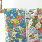 Reversible Patterned Bath Towel, Colourful Everyday Design - product view 6