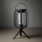 Solar Tripod Lantern for Patio and Outdoor Lighting - view 3