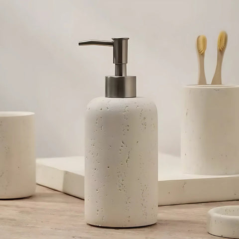 Stone-Effect Resin Soap Dispenser 280 mL – image 8