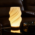Textured Vase-Shaped LED Bedside Lamp with USB Cord - view 7