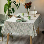Floral Tablecloth, Soft Microfibre Dining Table Cover - product view 1