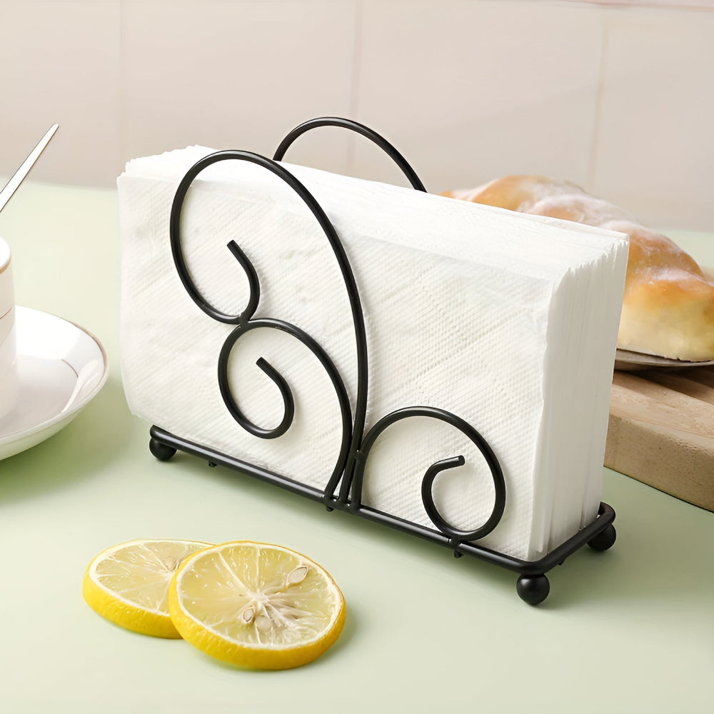 Scrollwork Iron Napkin Holder – image 4