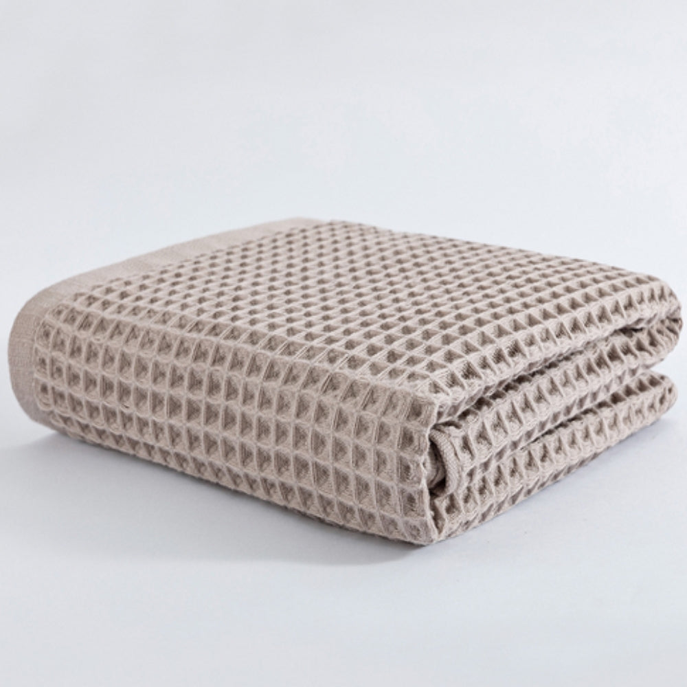 Waffle Weave Cotton Bath Towel – image 5