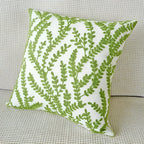 Green Botanical Leaf Cushion Cover – image 15