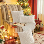Textured Snowflake Cushion Cover – image 6