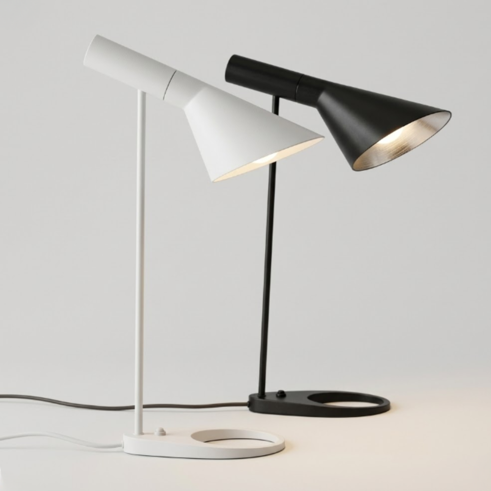 Adjustable Metal Desk Lamp with Tilting Shade, UK Plug - view 7