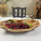Carved Arc Wooden Decorative Tray – image 6