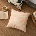 Embroidered Eye Motif Cushion Cover – image 4