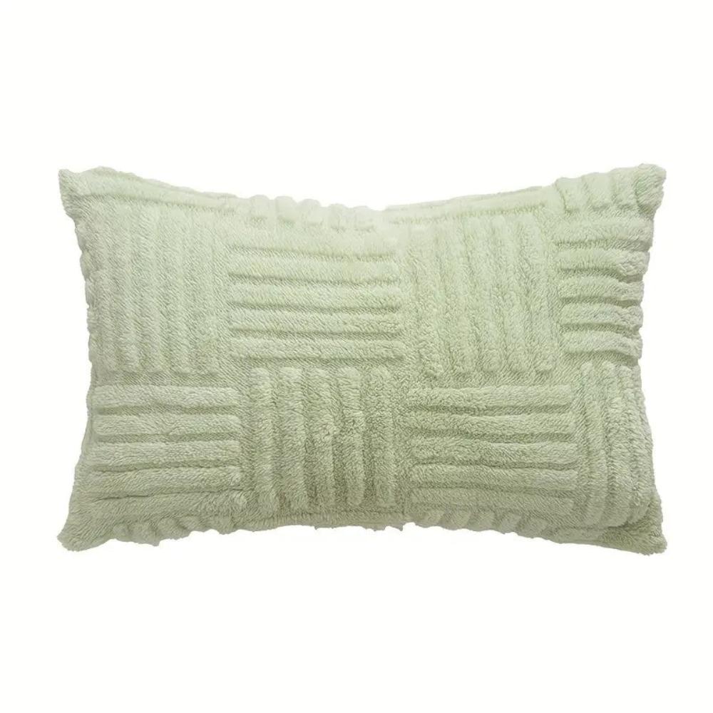Textured Faux Fur Cushion Cover with Velvet Reverse – image 14