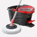 Spin Mop and Bucket Set with Adjustable Handle — product view 1
