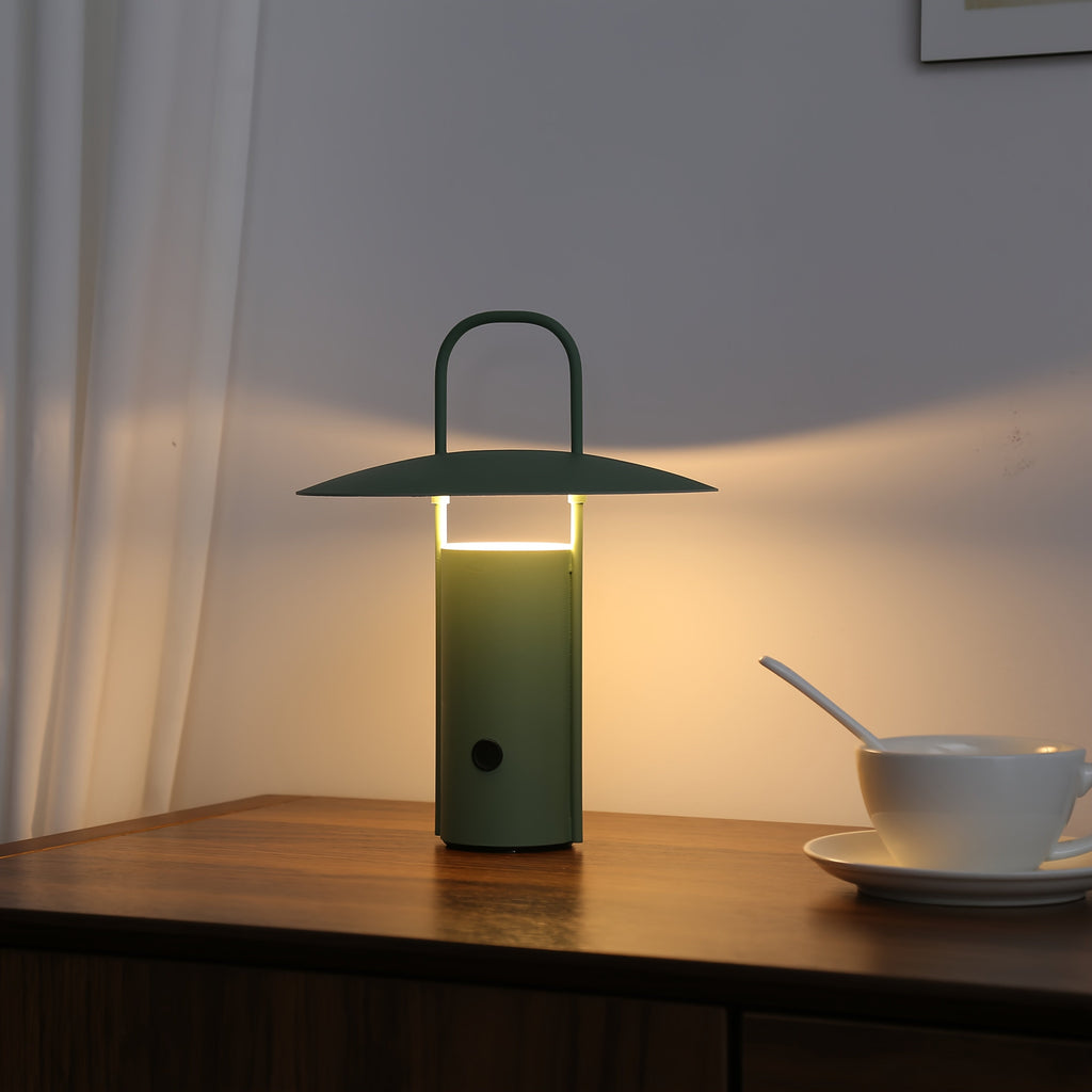 Cordless Metal Table Lamp, USB Rechargeable 3-Colour LED Light - product view 7