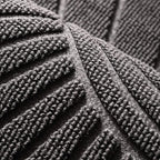 Door Mat Non Slip Rubber Semi Circular Entryway Mat