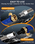 Garden Hose Spray Wand with Fan and Jet Nozzles — product view 3
