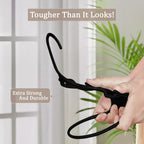 Clothes Hangers Plastic Set Heavy Duty Slim Closet Organiser
