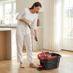 Spin Mop and Bucket Set with Adjustable Handle — product view 2