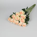 Artificial Rose Bouquet, Decorative Vase Flowers — product view 6