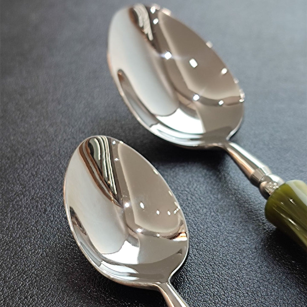 Green Bamboo Look Cutlery Set – product image 5