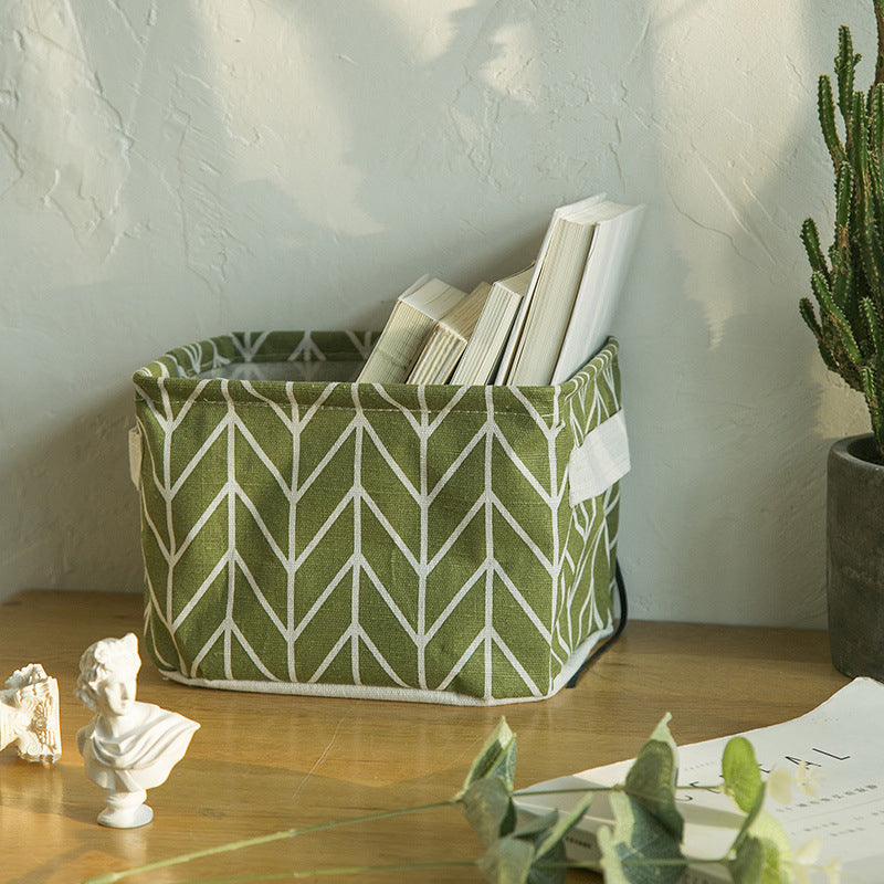 Patterned Canvas Storage Basket – product image 6