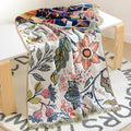 Reversible Floral Cotton Bath Towel – image 1