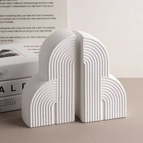 Cloud-Shaped Ceramic Bookends Set of 2 – image 8