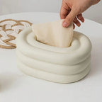 Ribbed Ceramic Tissue Holder – image 11