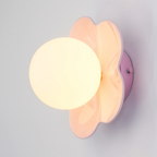Flower Petal Wall Sconce, Danish Pastel Design - view 11