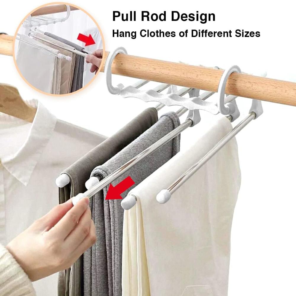 Foldable Five-Arm Trouser Hanger – image 6