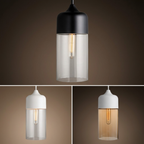 Geometric Glass Pendant Light, Clear or Smoky Finish - view 8